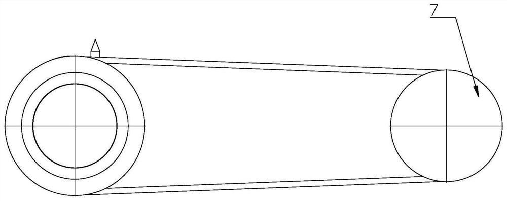 Cod skin frozen block crushing and melting device and crushing and melting method