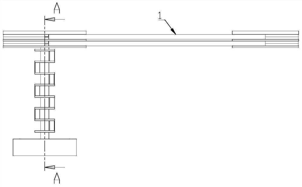 Cod skin frozen block crushing and melting device and crushing and melting method