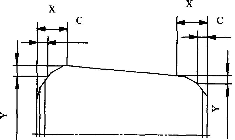 Method for grinding conical bearing large cone angle roller for wind power generation