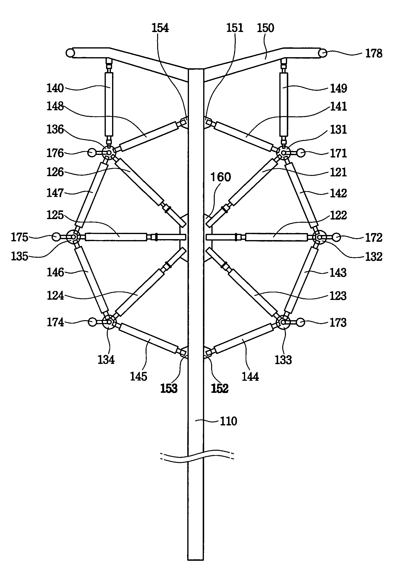 Power transmission tower