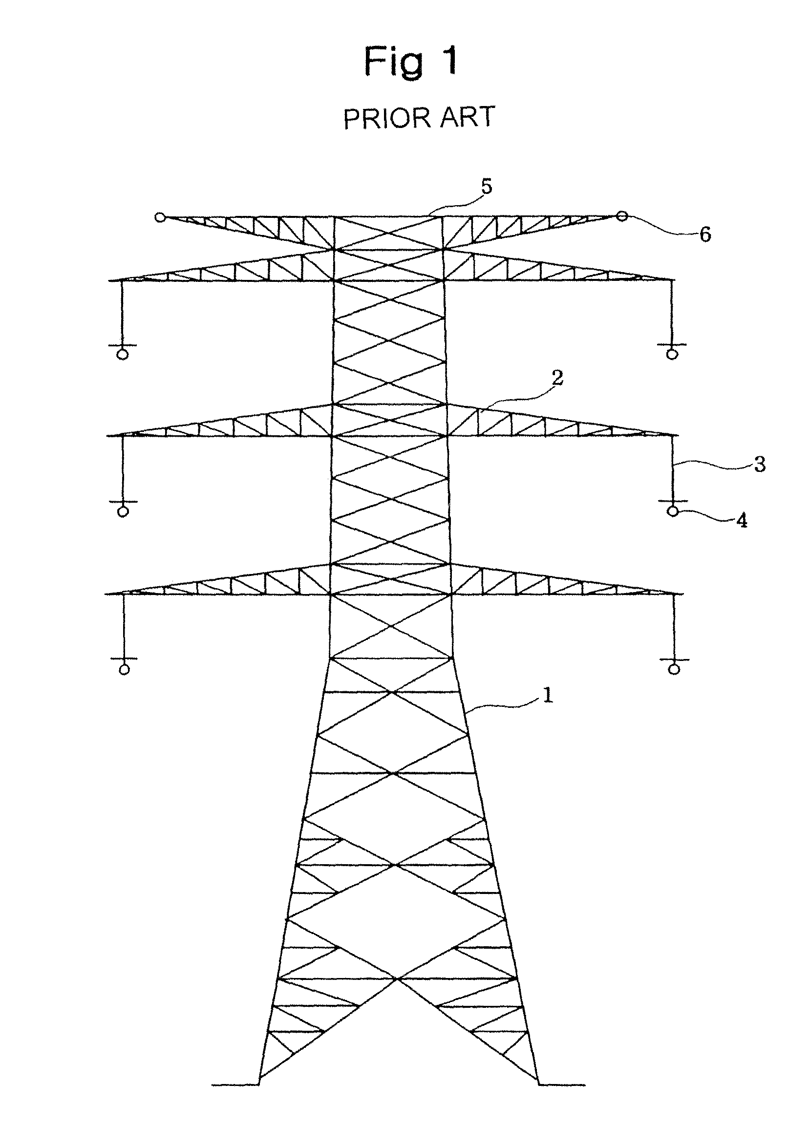 Power transmission tower