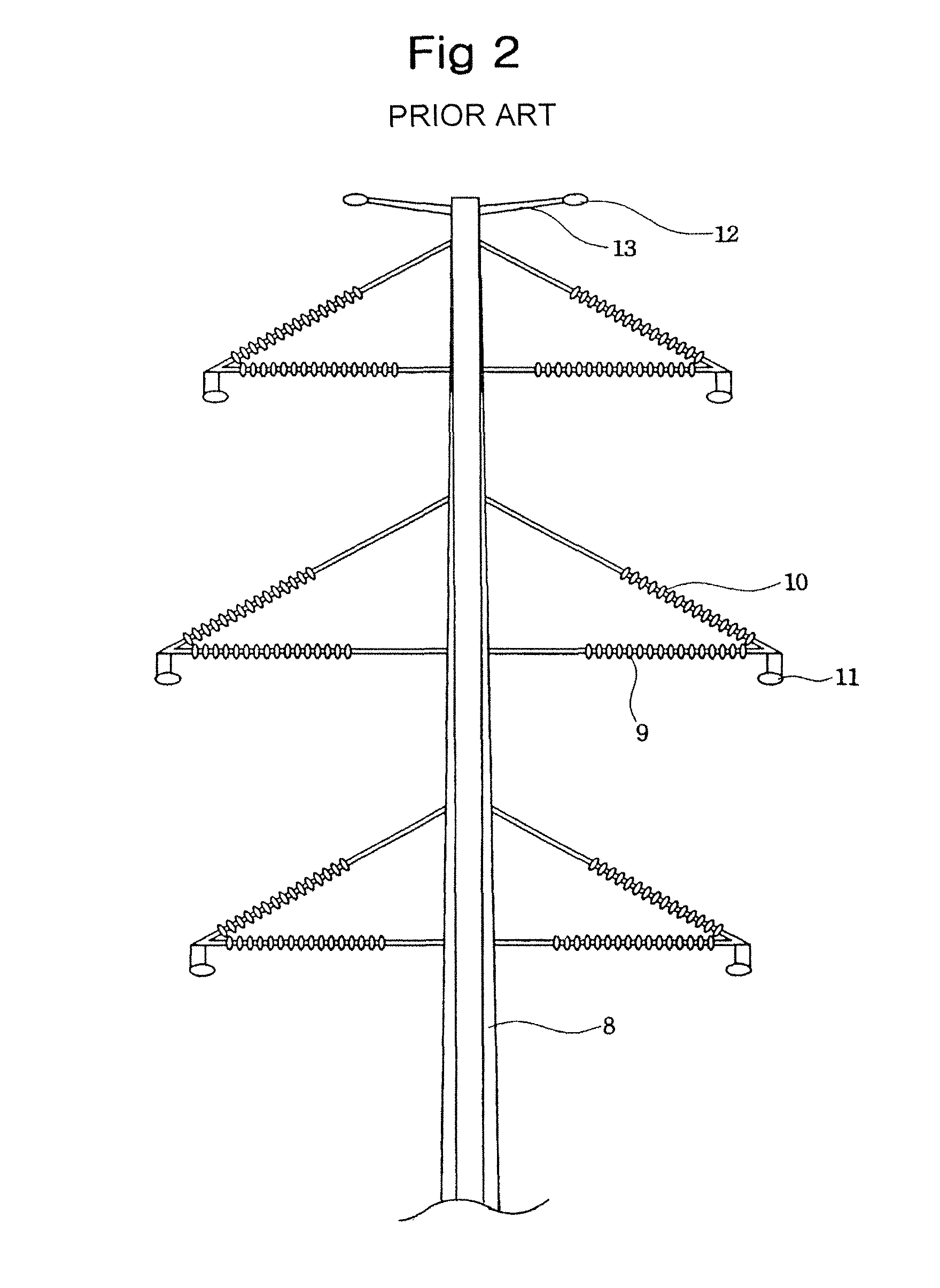 Power transmission tower