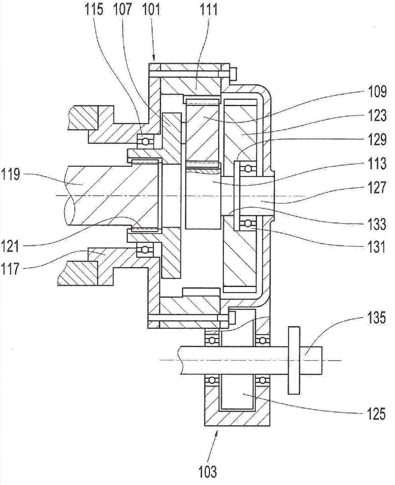 Compact planetary gearbox