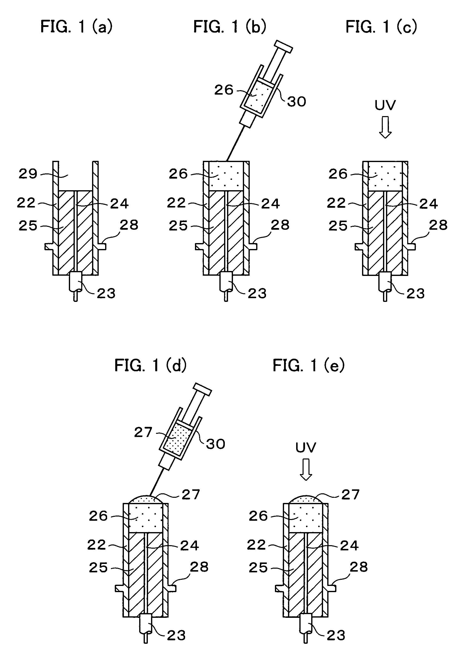 Production method for optical lens and production method for optical fiber connector