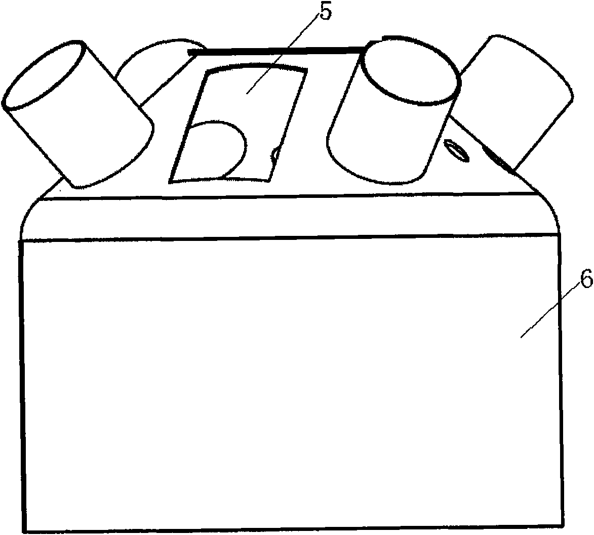 Blast-furnace furnace-arch maintenance robot movement mechanism