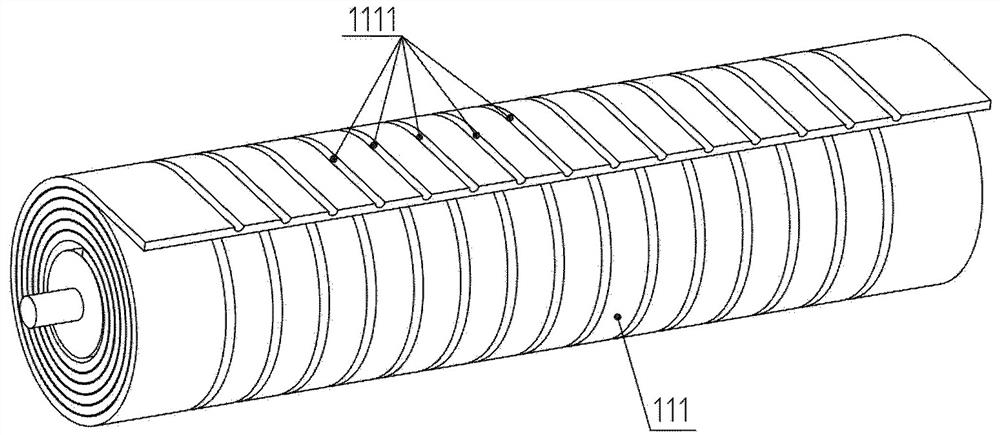 Continuous vulcanizer for joint-free closed-loop steel rope core rubber conveying belt of belt feeder