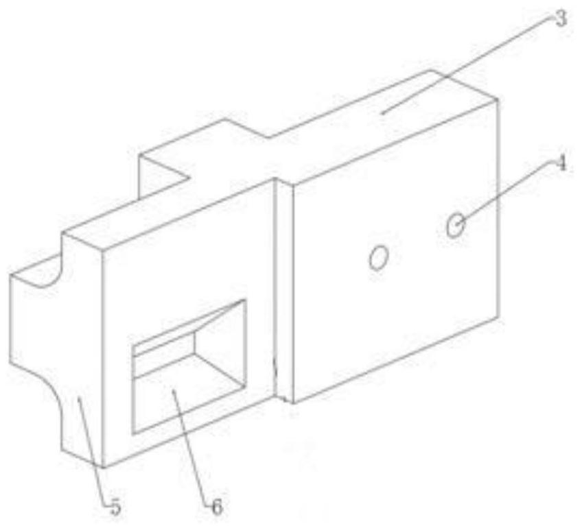 A self-adaptive digital meter plug grabbing tooling structure