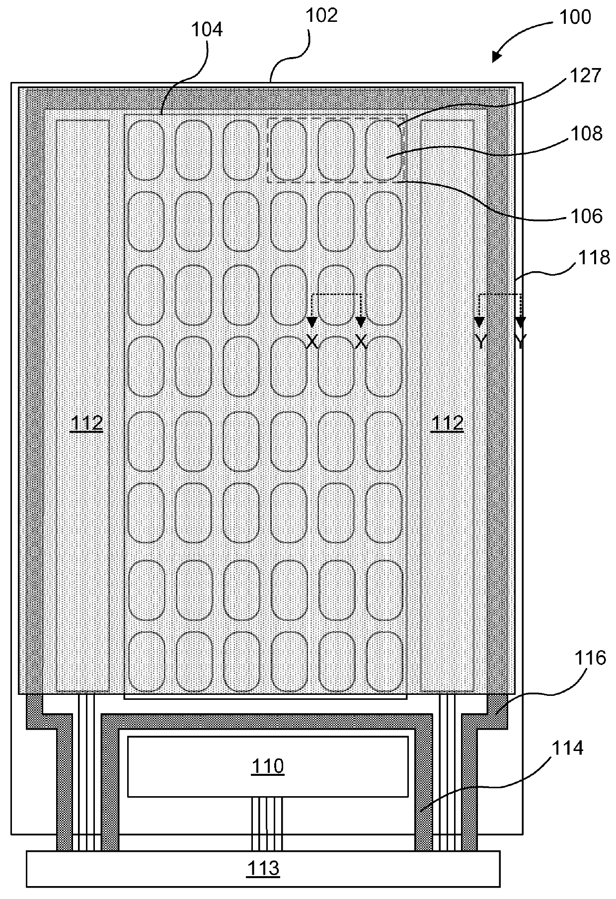 Method of fabricating a light emitting diode display with integrated defect detection test