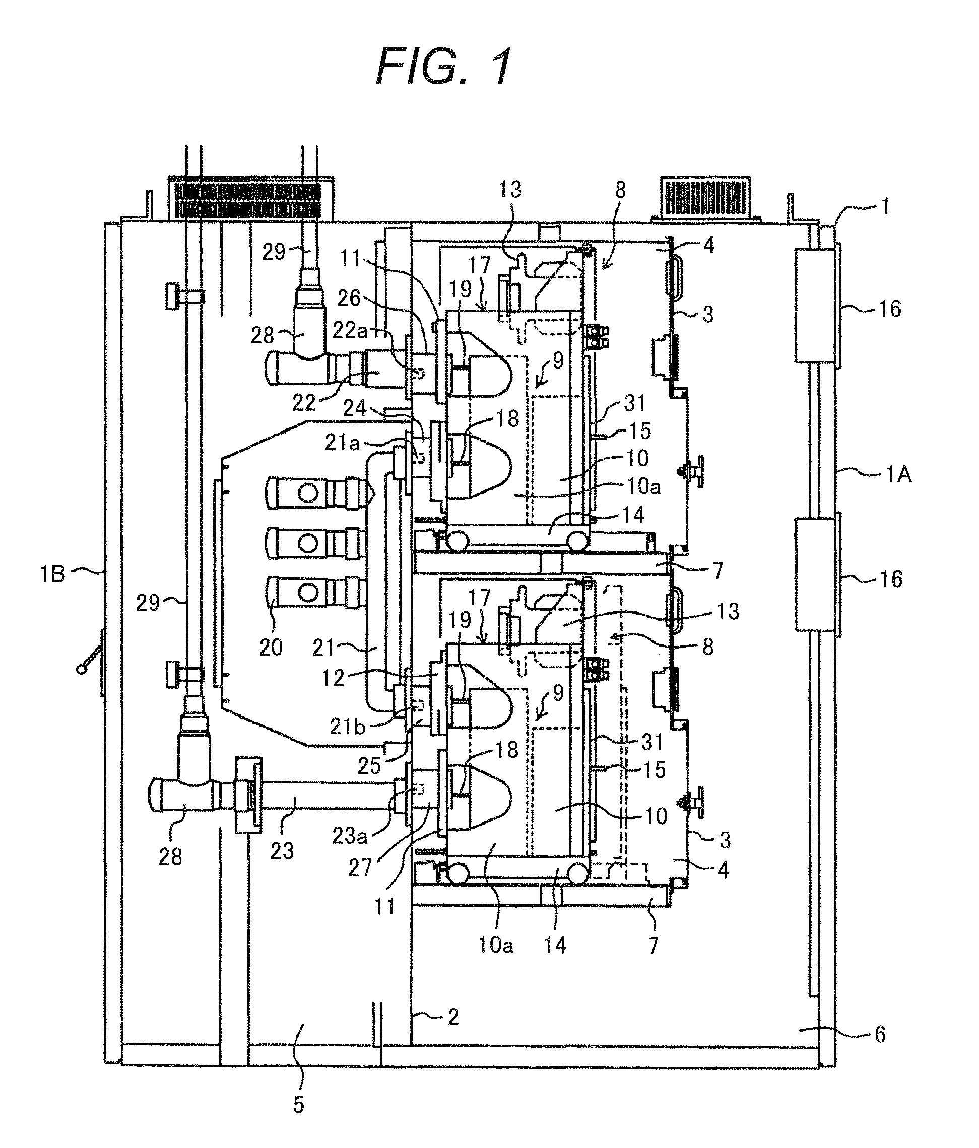 Solid insulated bus switchgear