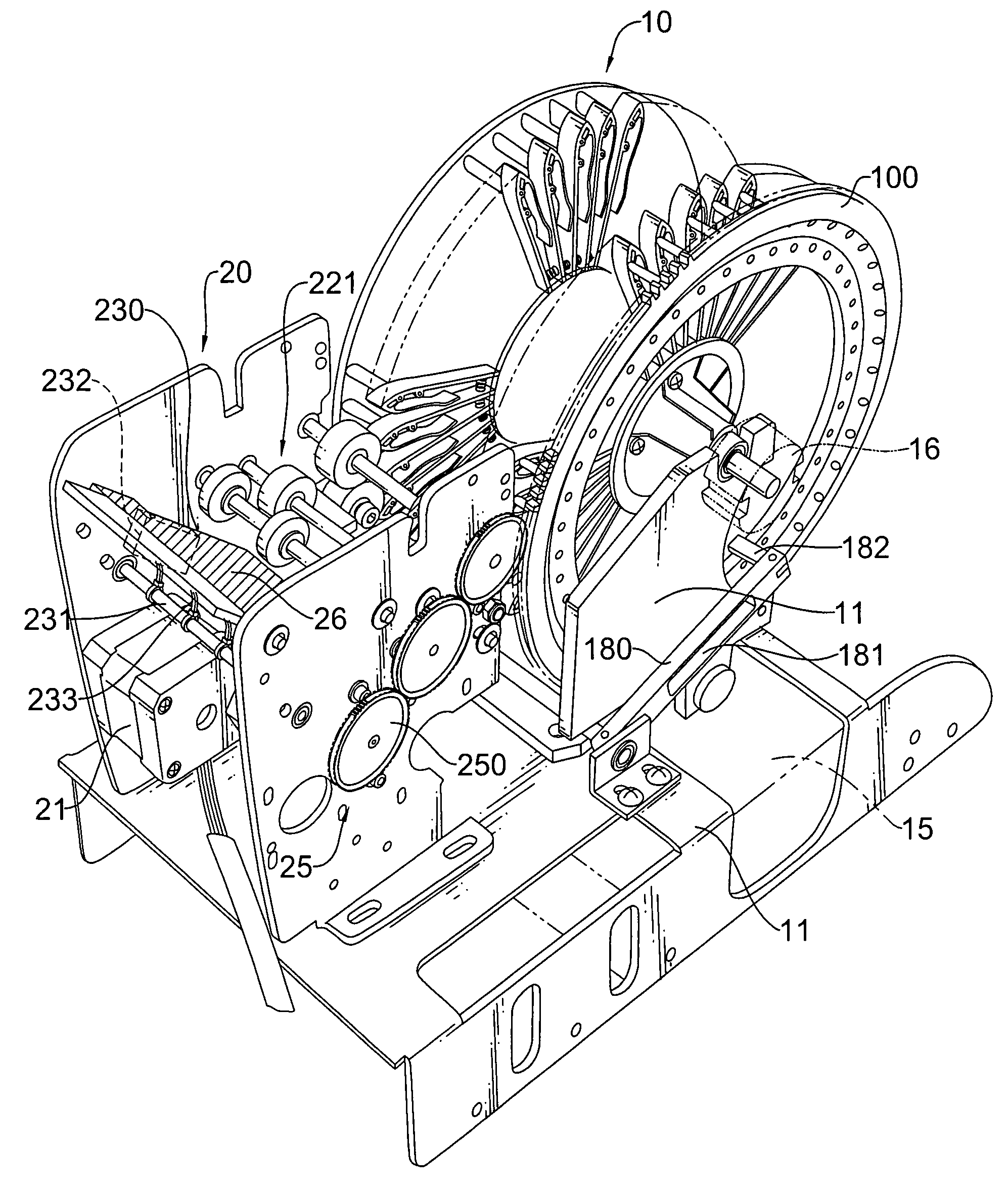 Automatic shuffling and dealing machine