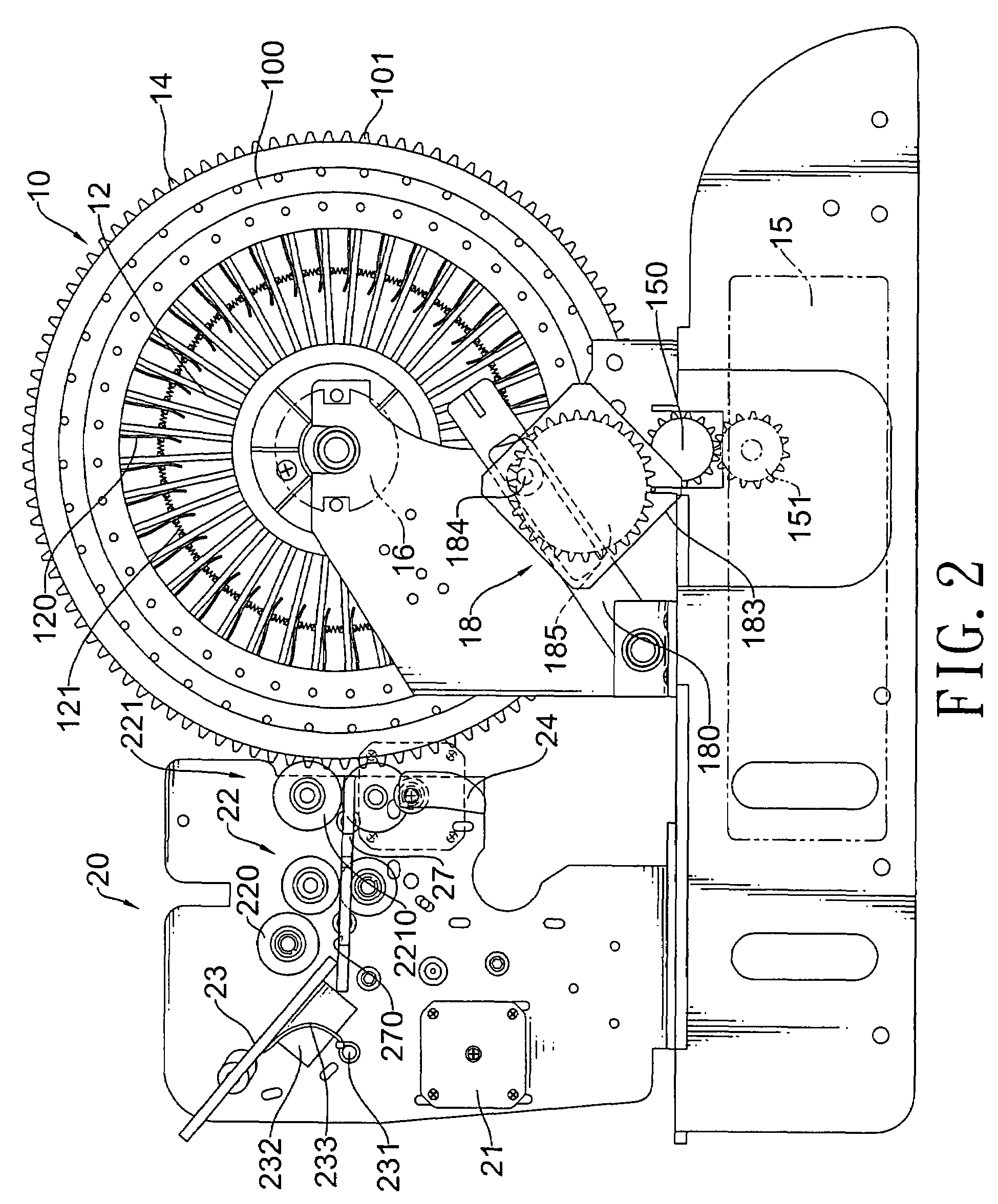 Automatic shuffling and dealing machine