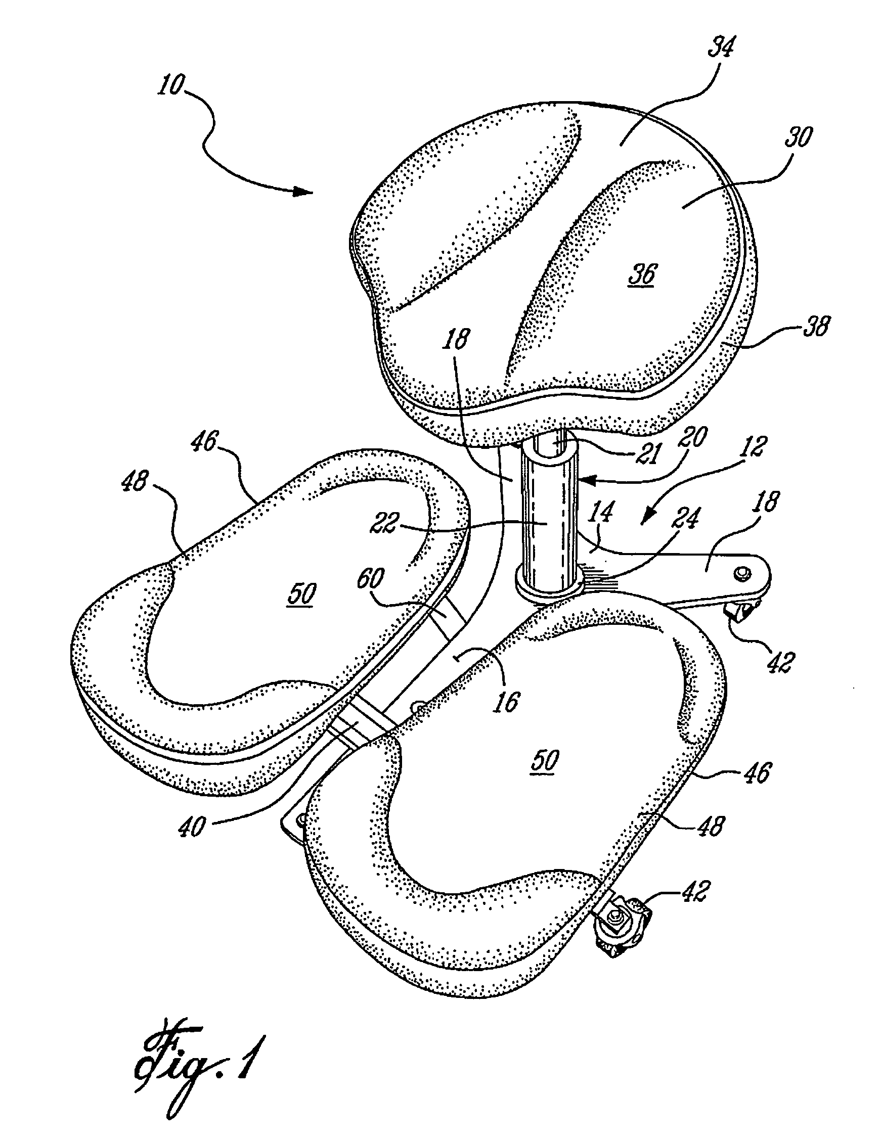 Ergonomic seating assembly