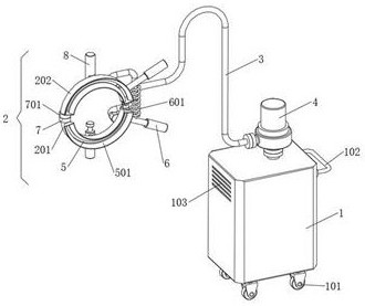 Tail gas treatment system and tail gas treatment method forbrazing equipment