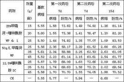 Fungicide composition containing metalaxyl and thifluzamide