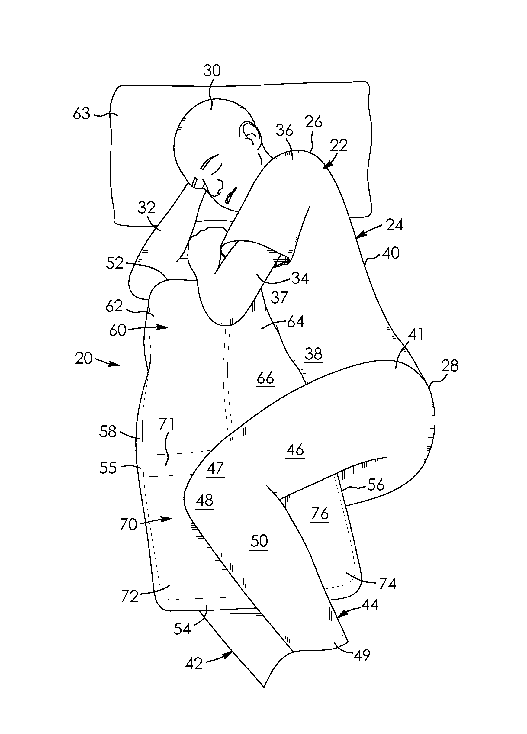 Body support and alignment pillow