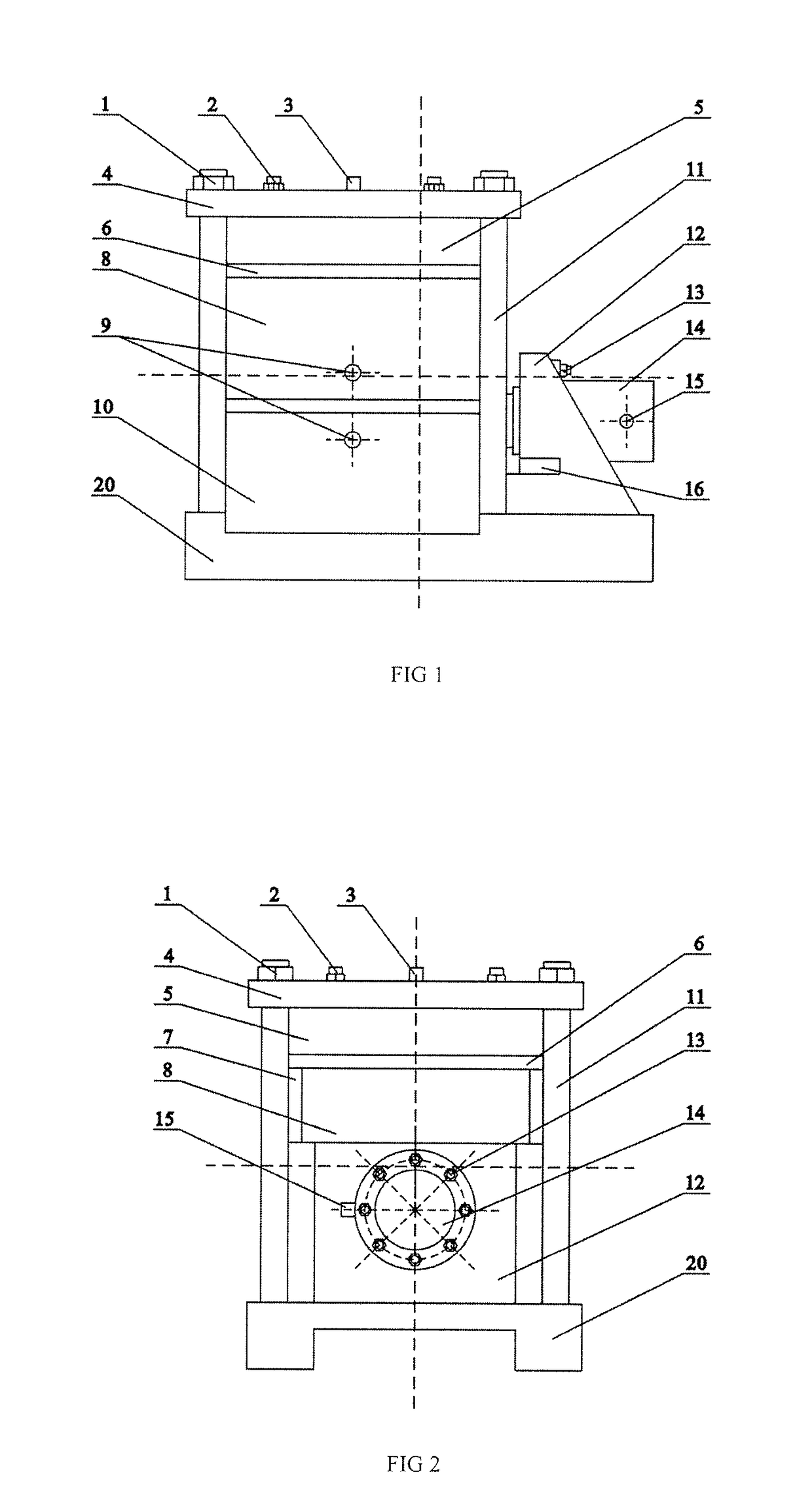 Integrated style shear apparatus for rock structural plane and a shear experimental method for rock structural plane