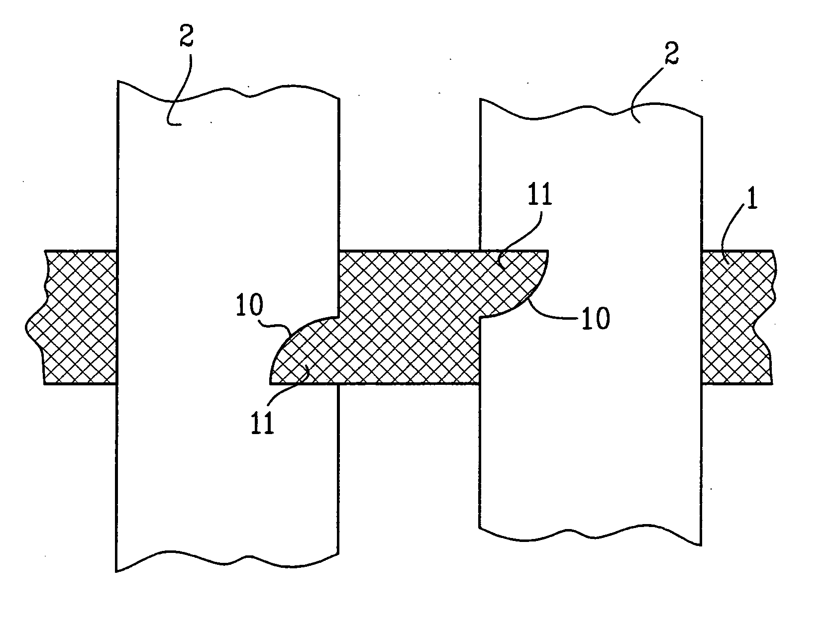 Absorbent structure and a method for manufacturing an absorbent structure