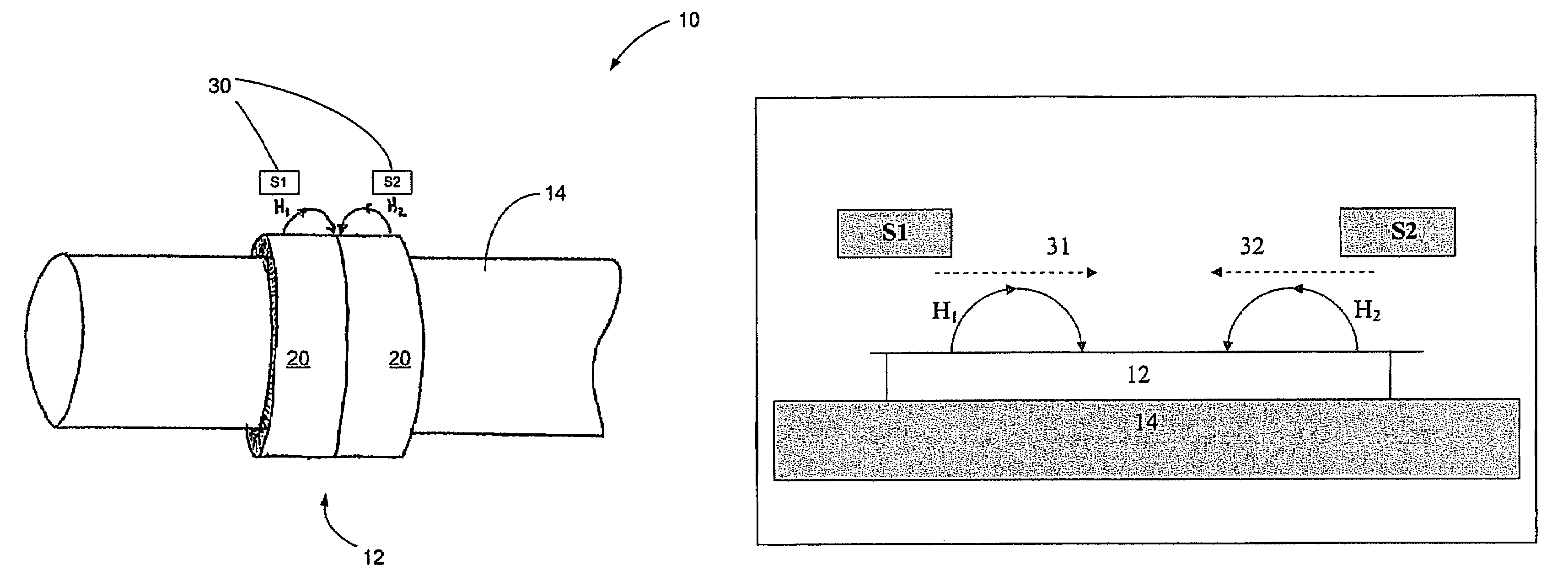 Reduced axial movement error in a torque-sensing system