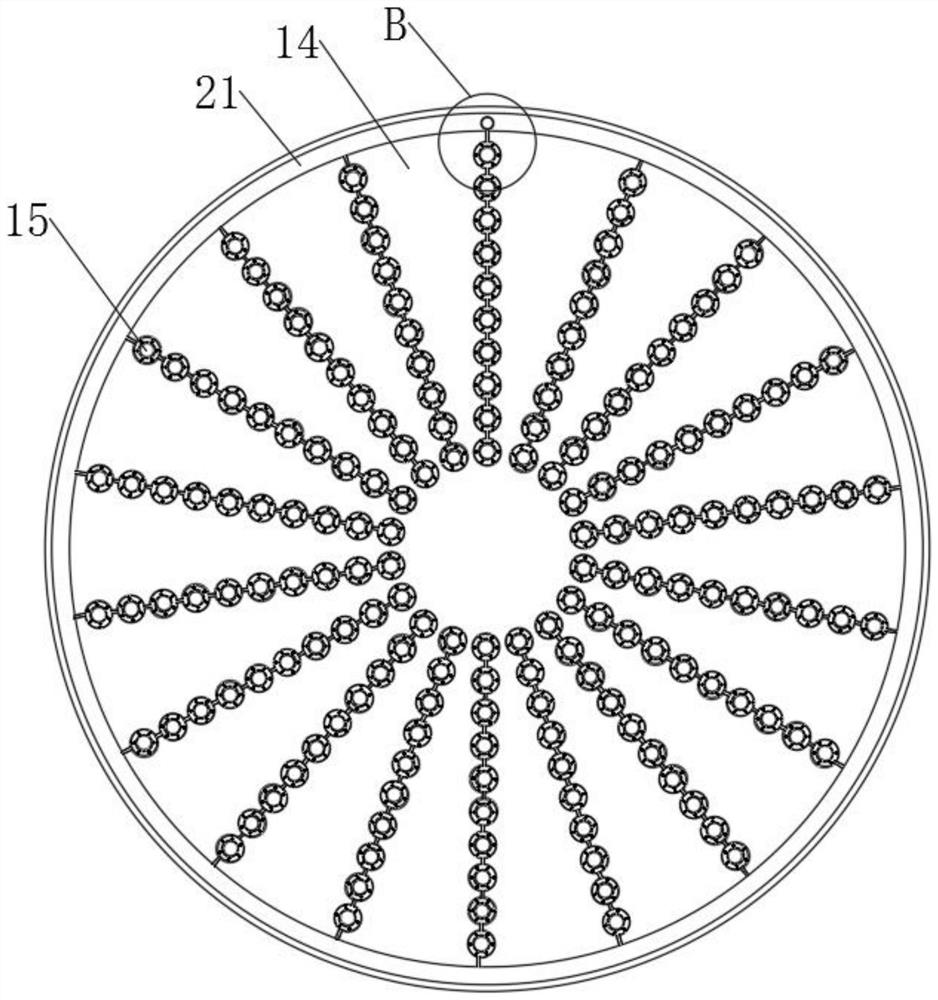 A transmission pipeline of a pulverized coal adsorption device