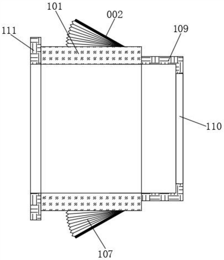 A sealing ring, a connecting piece and a method of use for reducing the diameter of pipes