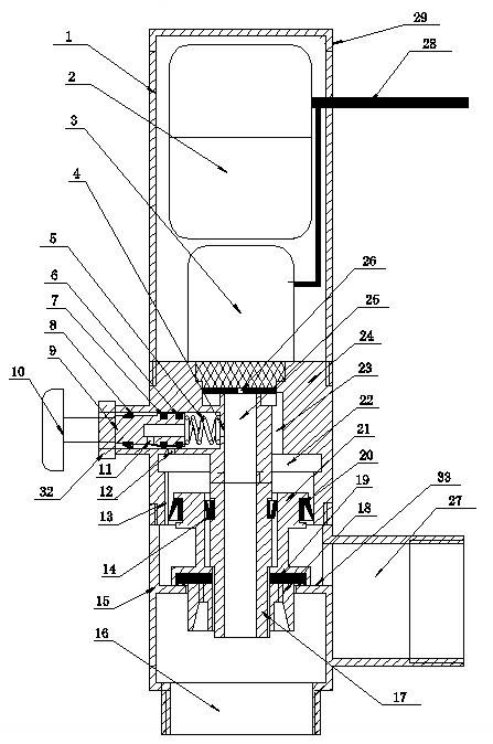 Induction and electric control toilet stool flushing valve