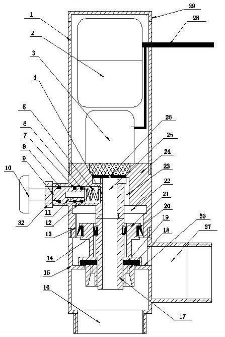 Induction and electric control toilet stool flushing valve