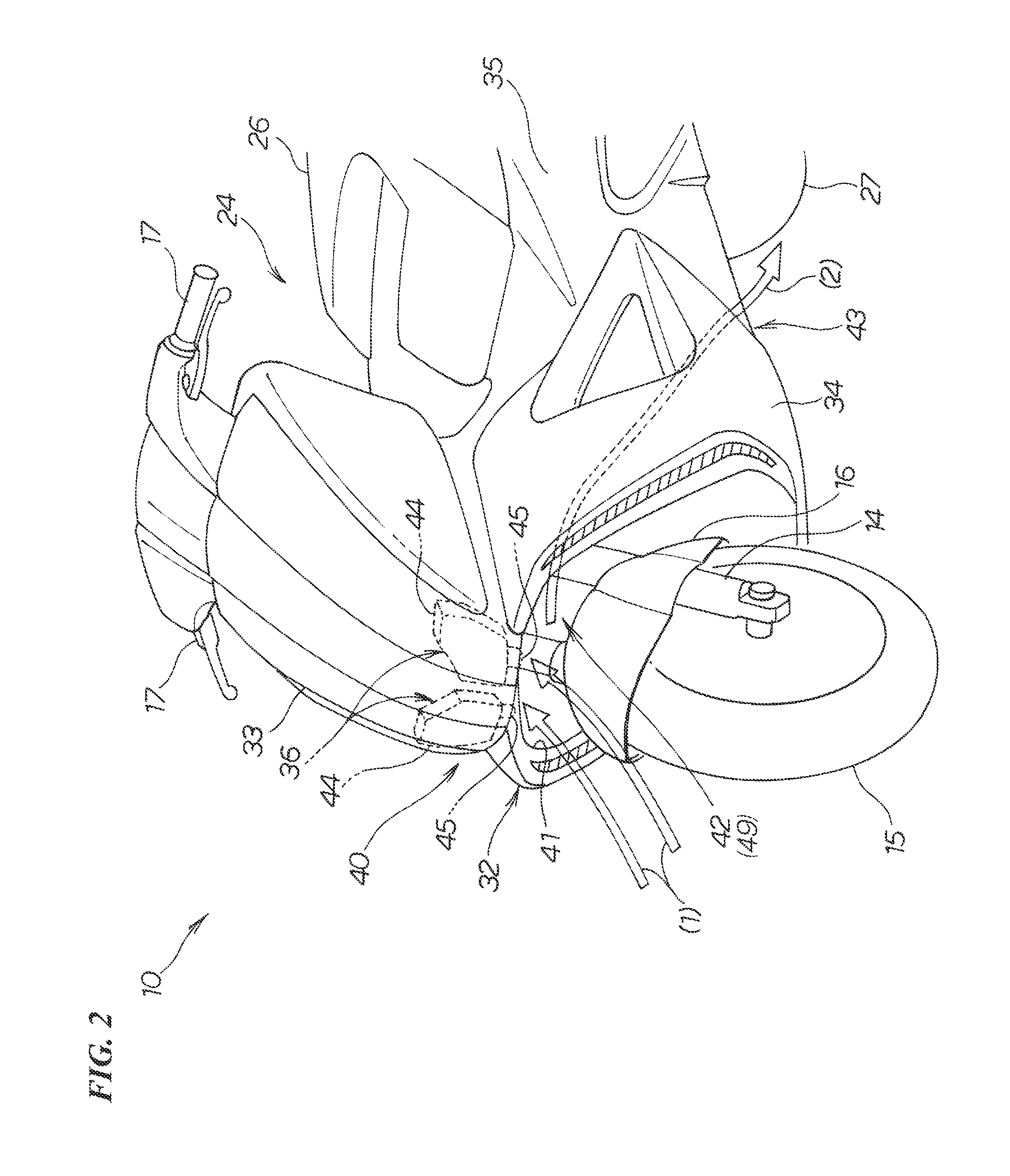 Vehicle approach notification device of saddle-ridden electric-powered vehicle