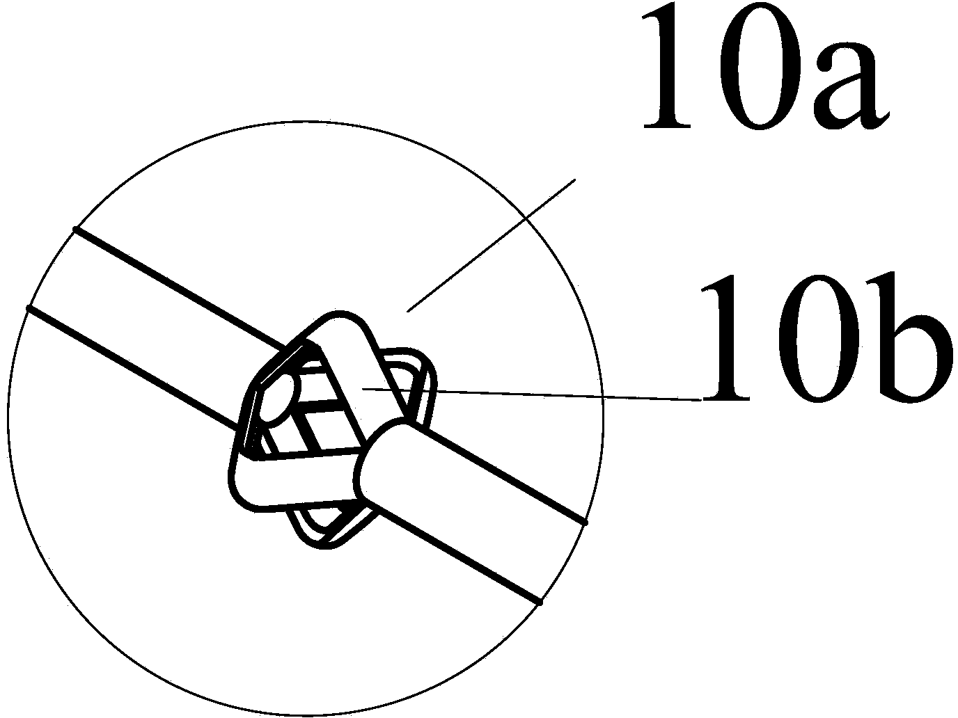 Self-expandable plastic support and placement device