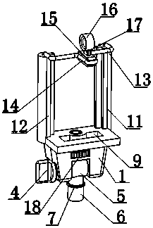 Spring brush rotating debugging device