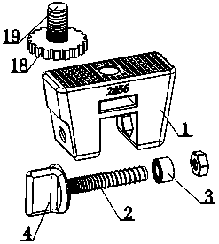 Spring brush rotating debugging device