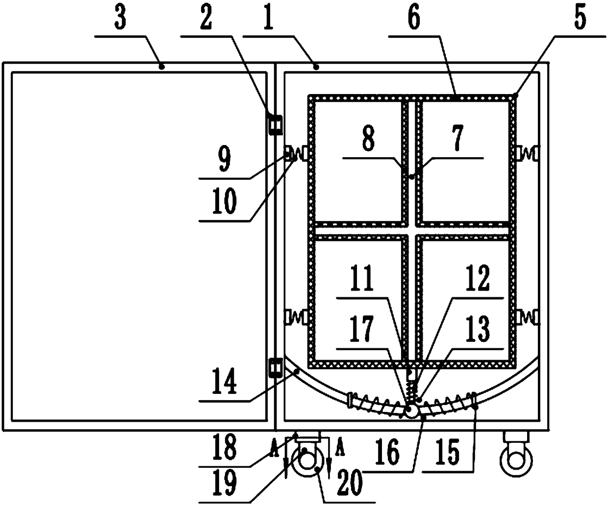 Protective box for transportation of electronic products