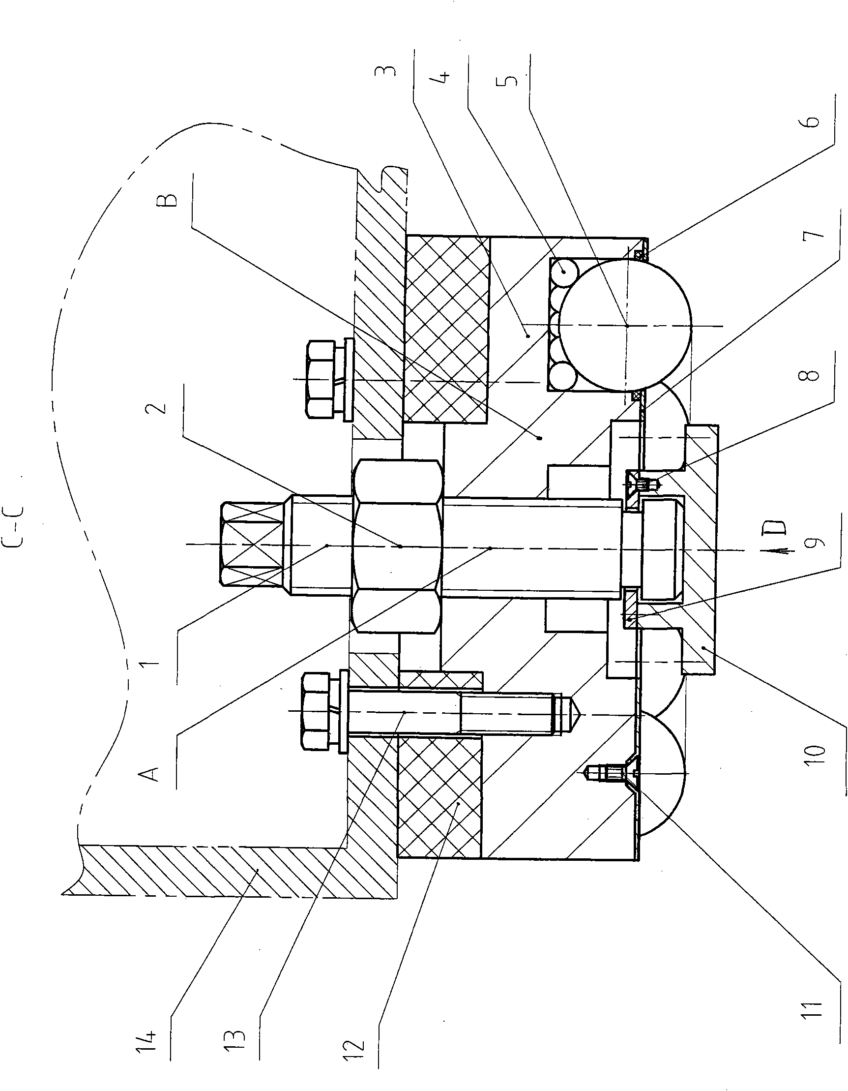 Supporting leg and universal wheel for heavy equipment