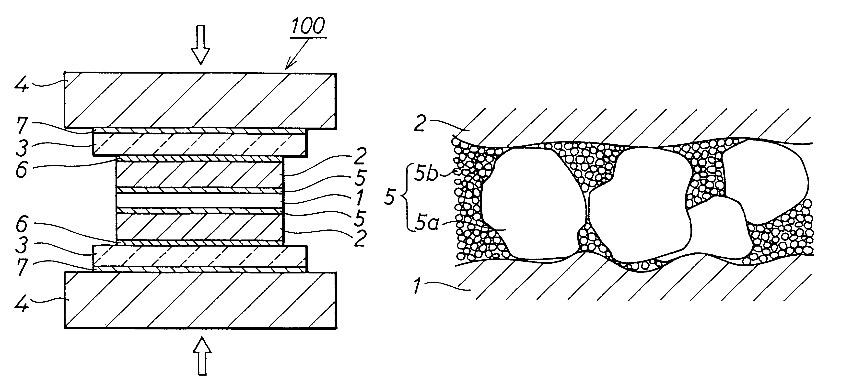 Electric apparatus having a contact intermediary member and method for manufacturing the same