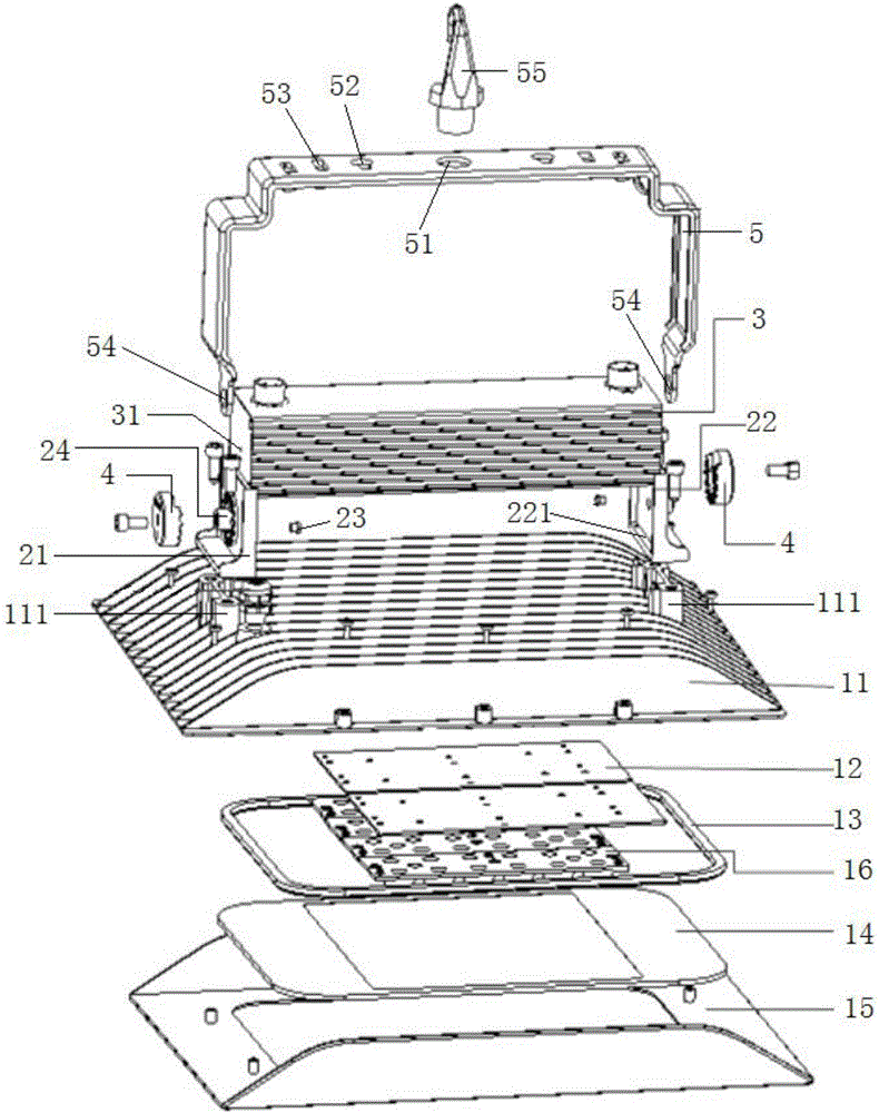 Industrial and mining lamp assembly