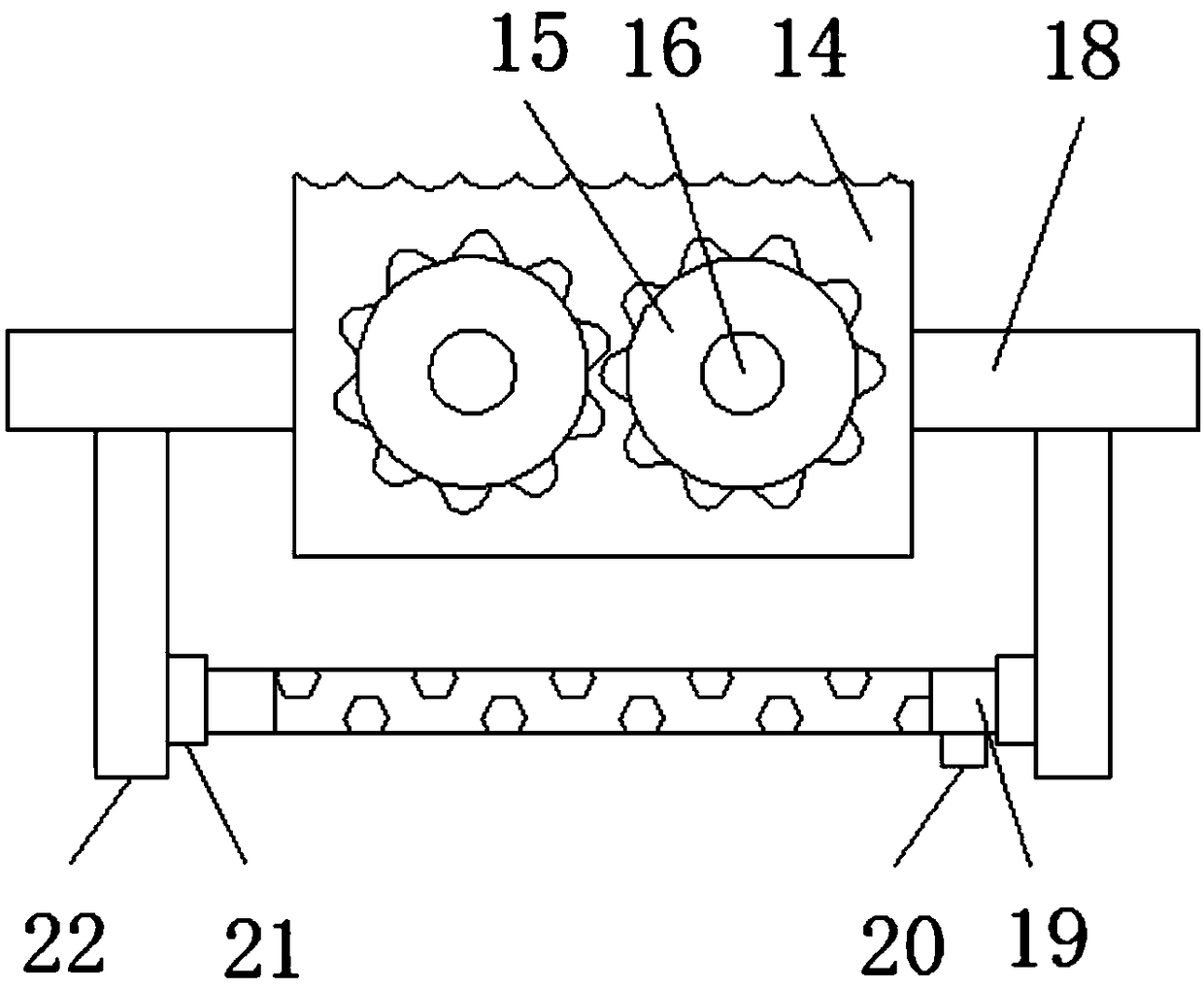 Traditional Chinese medicine powder grinding device with filtration screening function