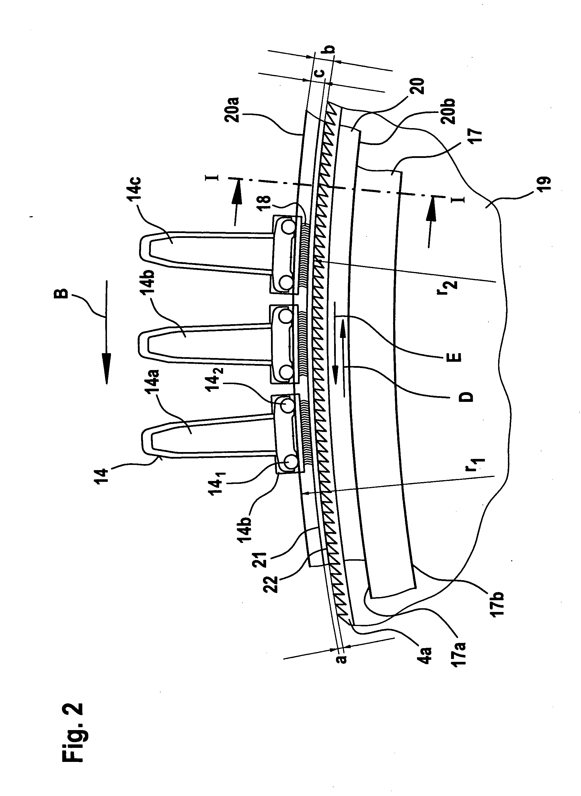 Roller for a fibre-processing machine, for example a spinning preparation machine