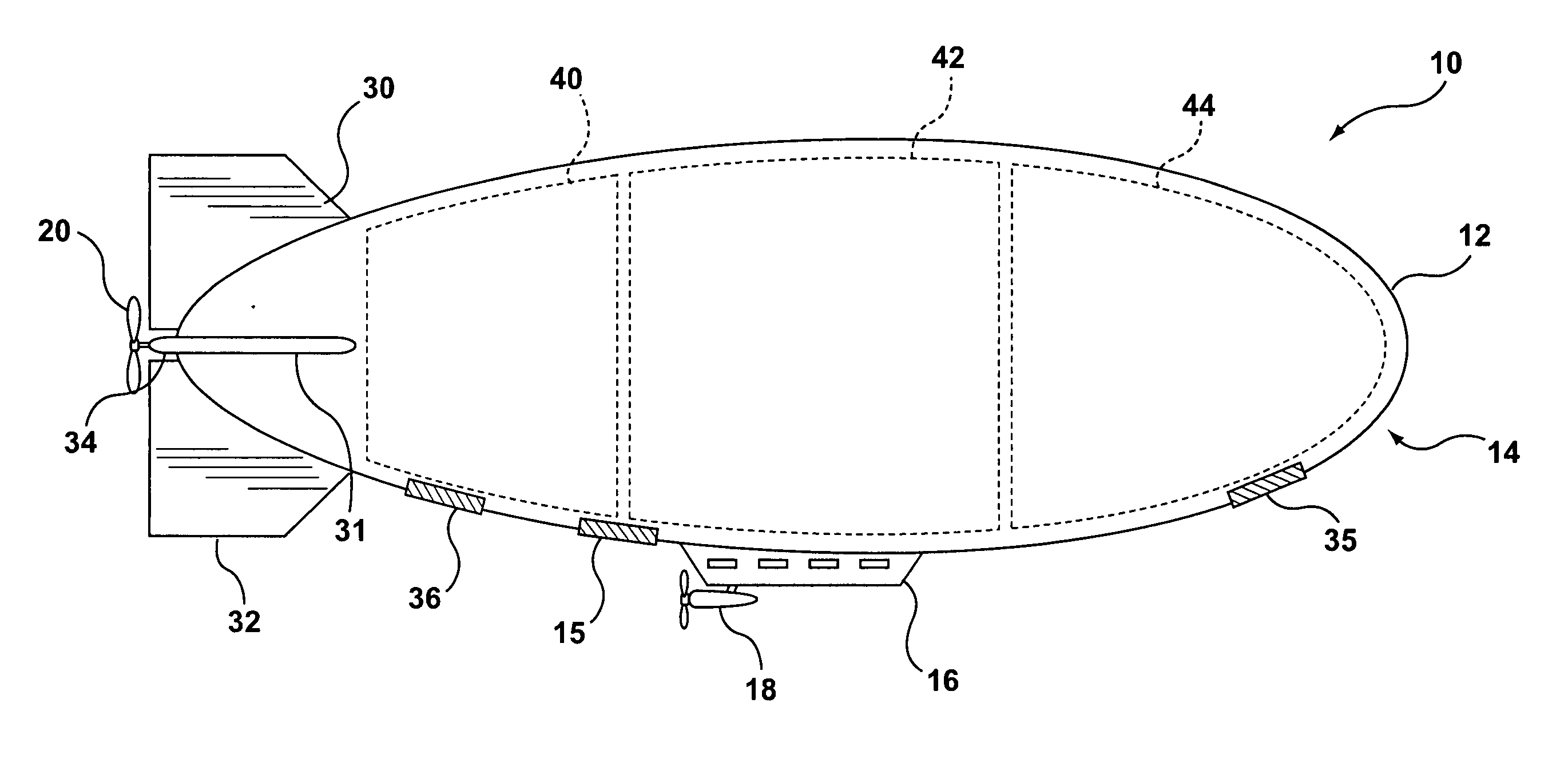 Airship & method of operation