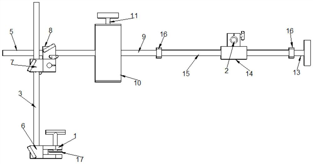 Laser locator for brain stereotactic localization