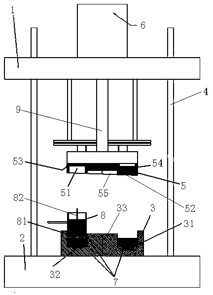 Casting and forging method and casting and forging device