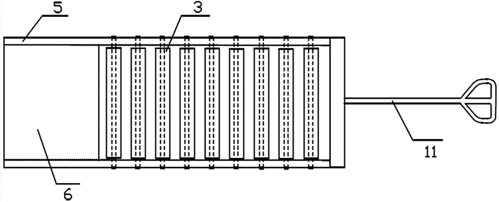 Movable and liftable unloading trolley