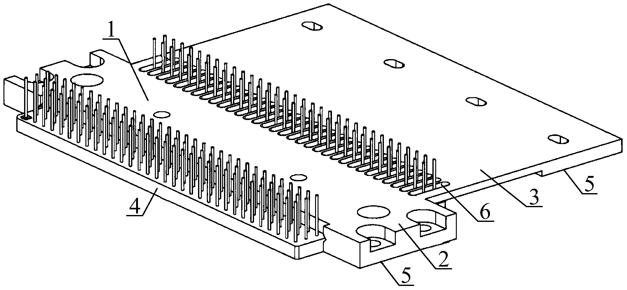 Enhancement heat conduction structure for high-power CCD of space optical remote sensor