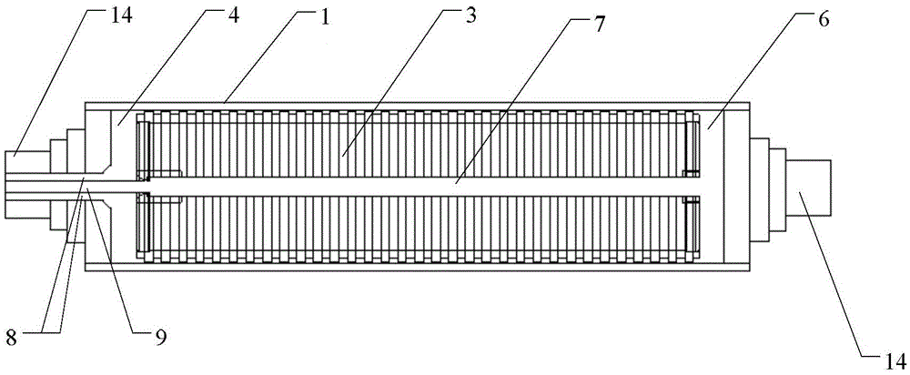 A heating device for a laminating machine