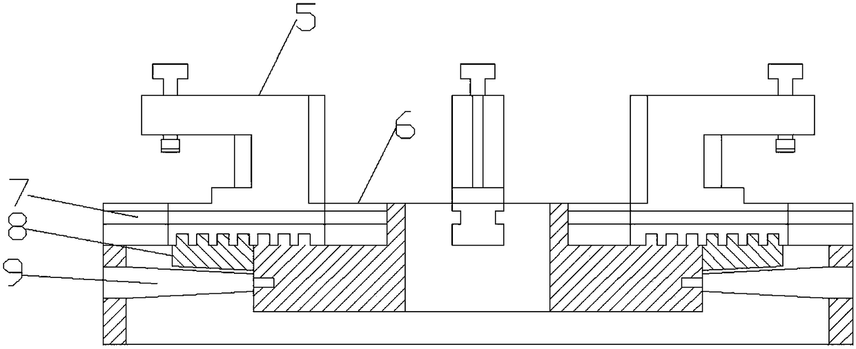 Locating device for annular workpiece