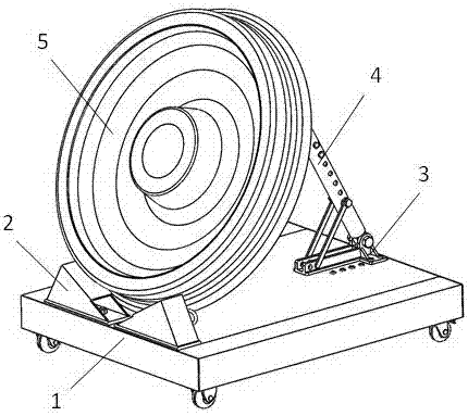 Universal wheel display support