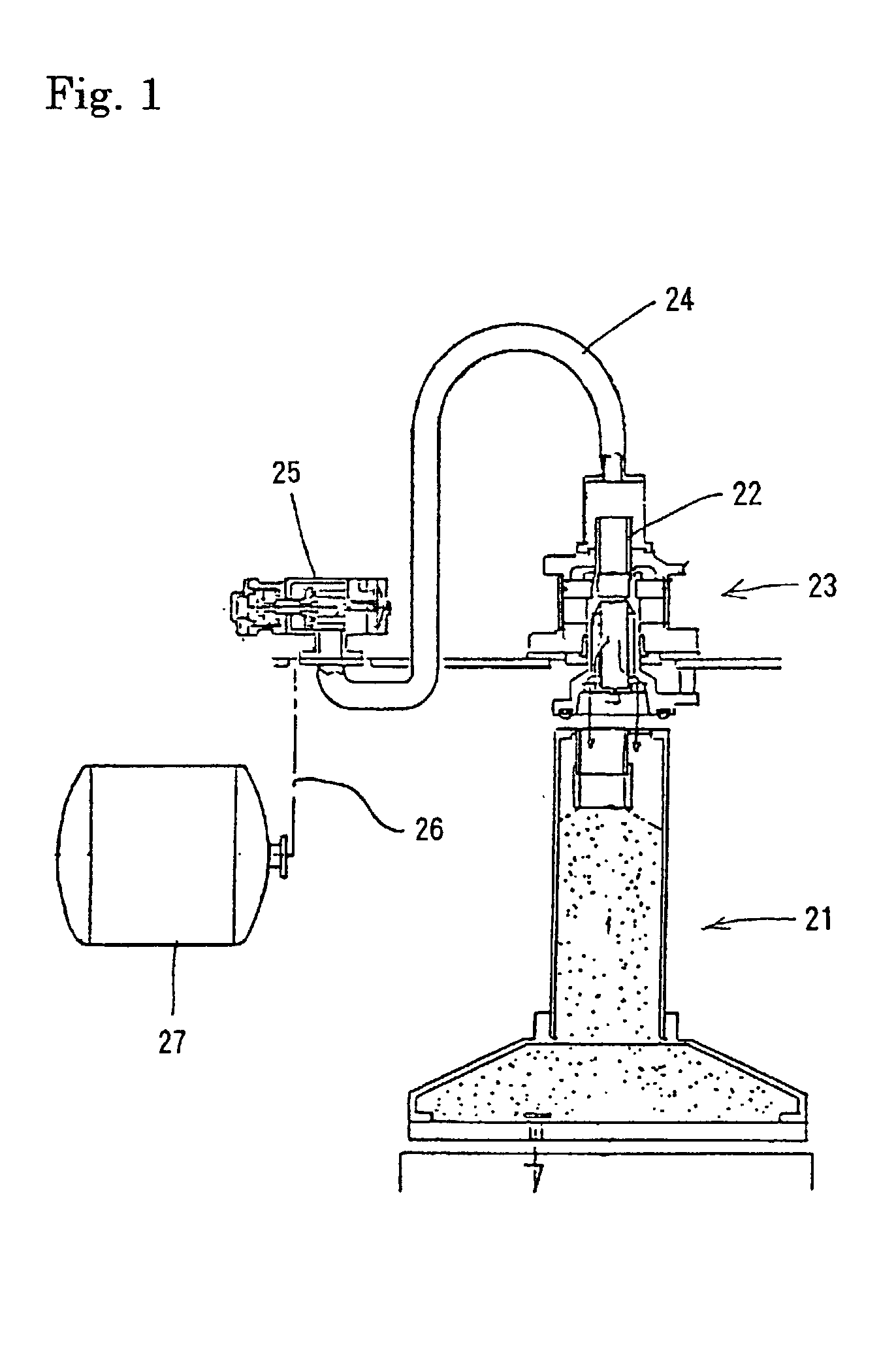 Casting sand blowing device for molding machines