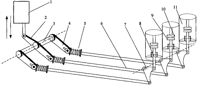 Permanent magnet linear thrust operating mechanism used for vacuum circuit breaker