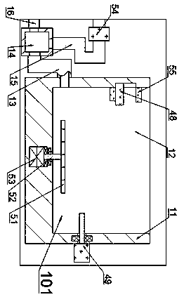 Imitation traditional process of blue printed cloth printing and dyeing equipment