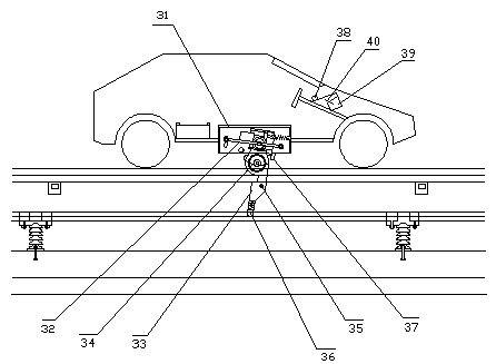 Electric Vehicle Pavement Automatic Charging Tank