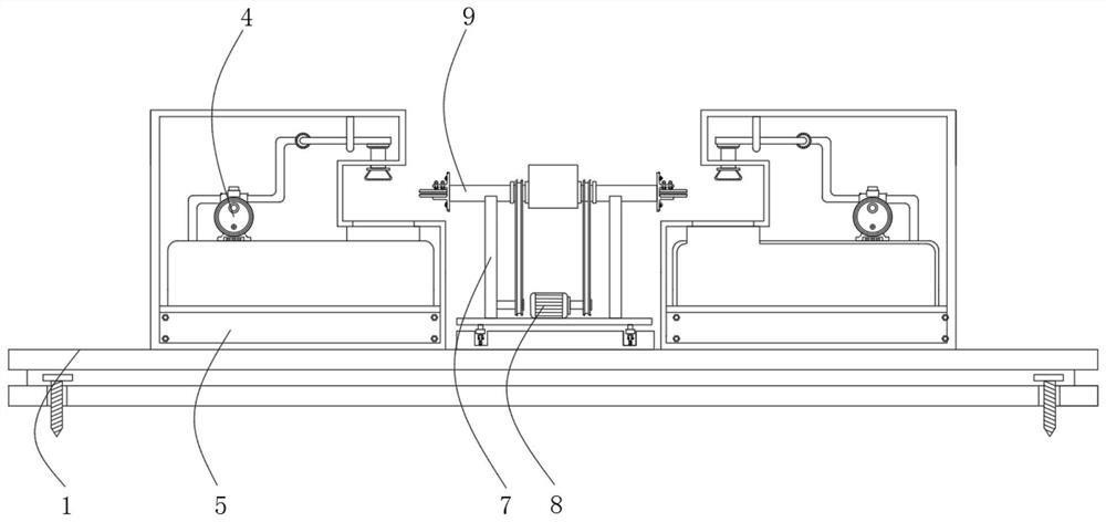 Electronic component gluing device