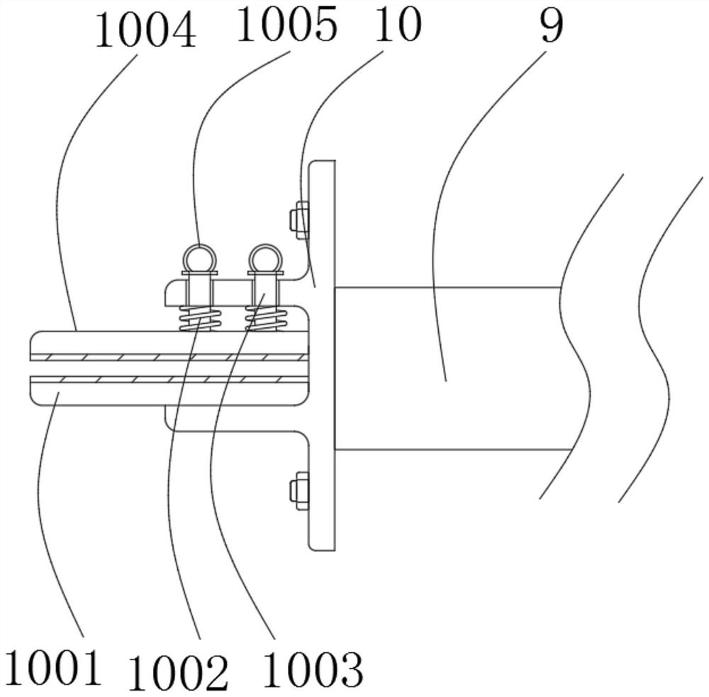 Electronic component gluing device